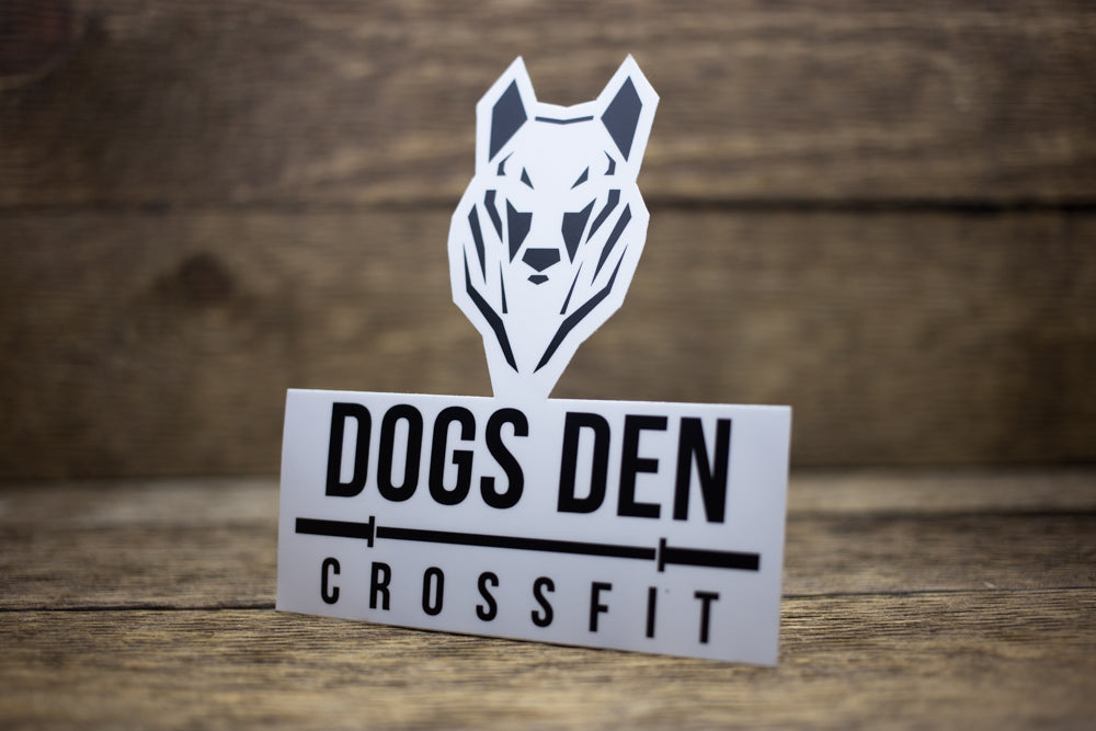 Dogs Den CrossFit Matte Stickers