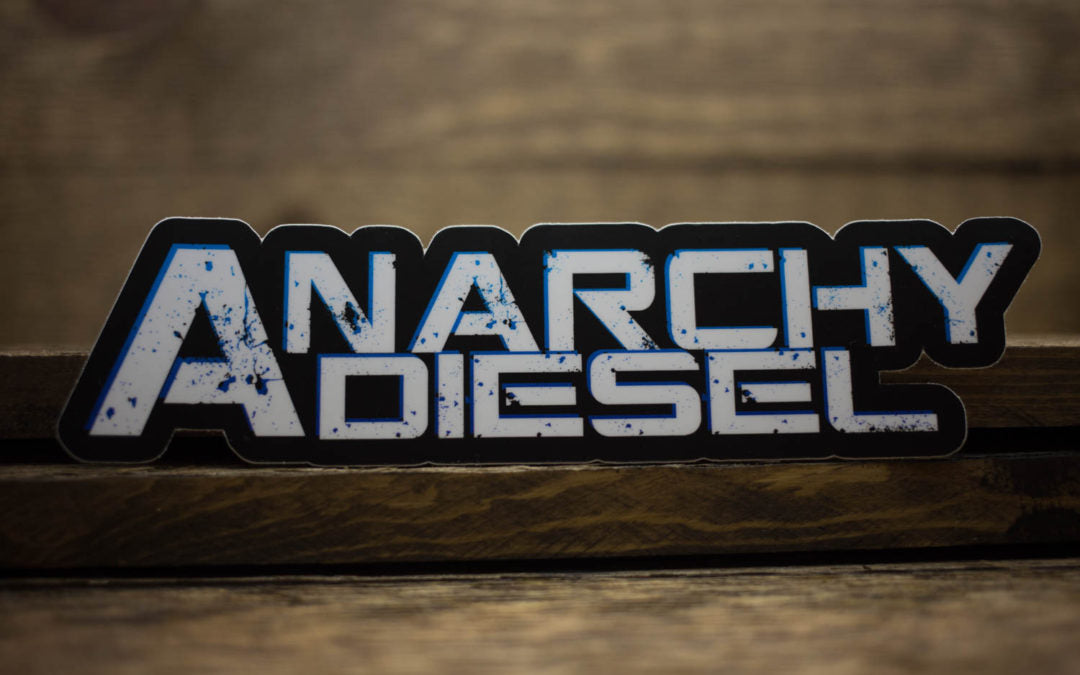 Anarchy Diesel Matte Stickers