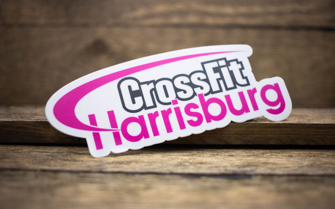 CrossFit Harrisburg Pink Matte Stickers