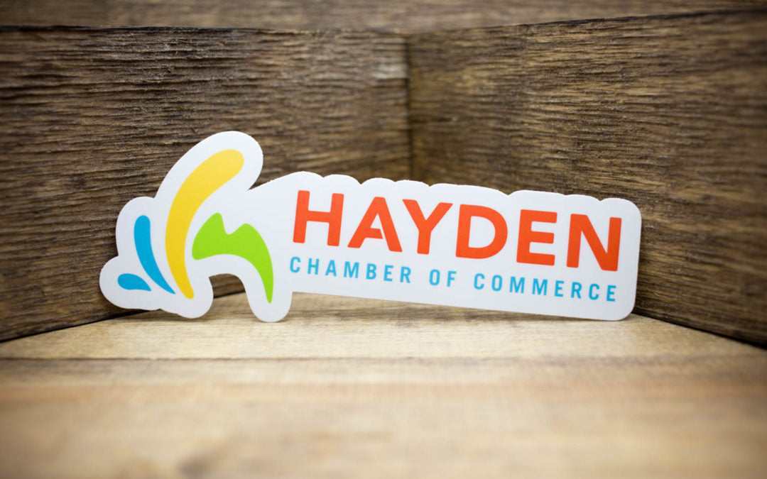 Hayden Chamber of Commerce Matte Stickers