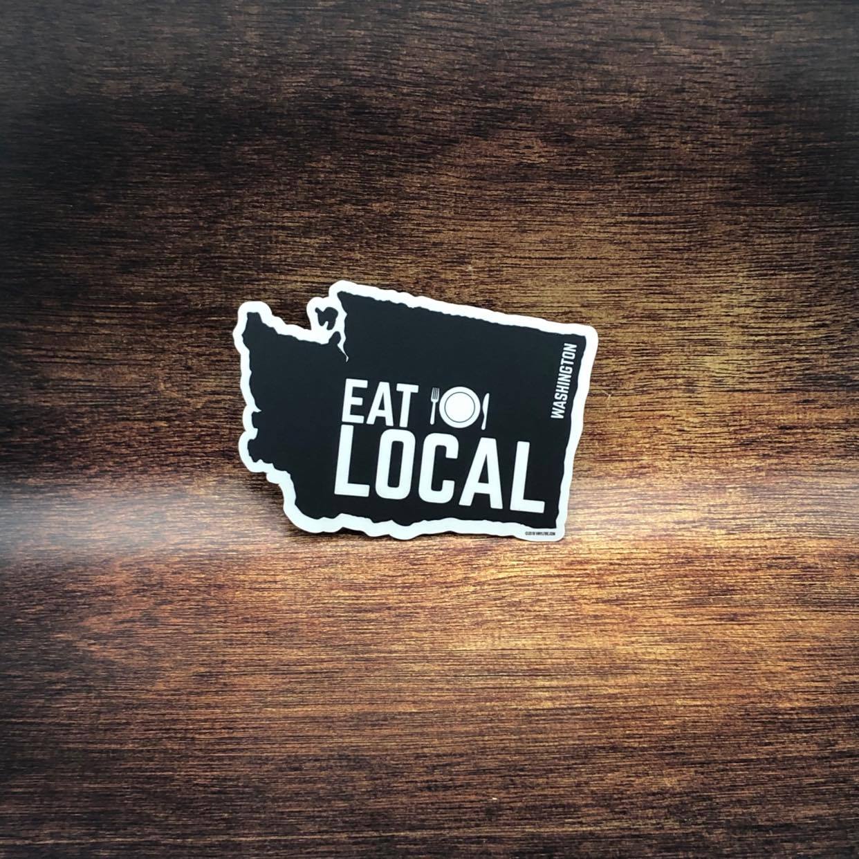 Eat Local Washington Sticker