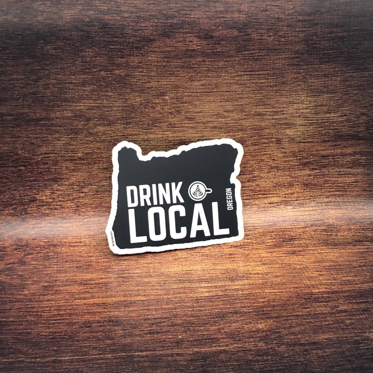 Drink Local Oregon Sticker